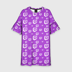 Детское платье Twitch: Violet Pattern