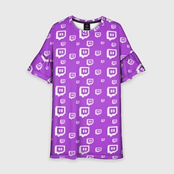 Детское платье Twitch: Violet Pattern