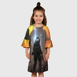 Платье клеш для девочки Apex Legends: Sunrise, цвет: 3D-принт — фото 2