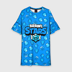 Детское платье Brawl Stars: Blue Team