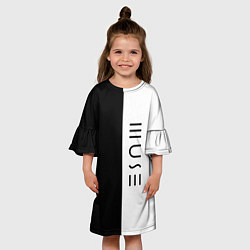 Платье клеш для девочки Muse, цвет: 3D-принт — фото 2