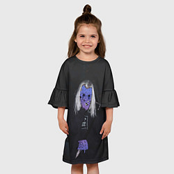 Платье клеш для девочки Ghostemane, цвет: 3D-принт — фото 2