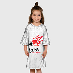 Платье клеш для девочки Louna, цвет: 3D-принт — фото 2