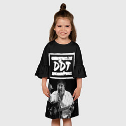 Платье клеш для девочки ДДТ, цвет: 3D-принт — фото 2
