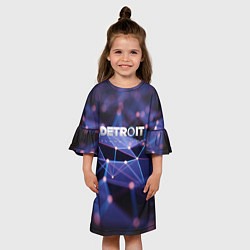 Платье клеш для девочки DETROIT:BECOME HUMAN 2019, цвет: 3D-принт — фото 2