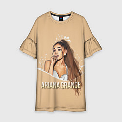 Платье клеш для девочки Ariana Grande Ариана Гранде, цвет: 3D-принт