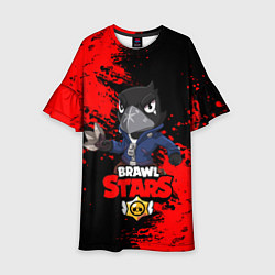 Детское платье Brawl Stars Crow