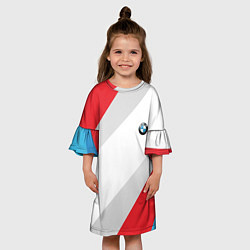 Платье клеш для девочки БМВ, цвет: 3D-принт — фото 2