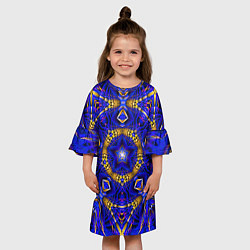 Платье клеш для девочки GEOMETRY PSY, цвет: 3D-принт — фото 2