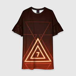 Платье клеш для девочки Artik & Asti, цвет: 3D-принт