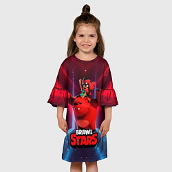 Платье клеш для девочки Brawl stars Nita Нита цвета 3D-принт — фото 2