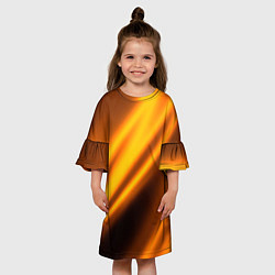 Платье клеш для девочки Луч, цвет: 3D-принт — фото 2