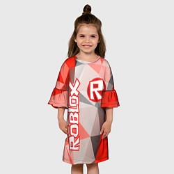 Платье клеш для девочки ROBLOX 6, цвет: 3D-принт — фото 2