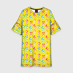 Платье клеш для девочки Микки Маус, цвет: 3D-принт