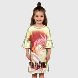 Платье клеш для девочки FAIRY TAIL ХВОСТ ФЕИ, цвет: 3D-принт — фото 2