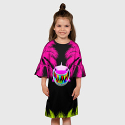 Платье клеш для девочки 6ix9ine, цвет: 3D-принт — фото 2