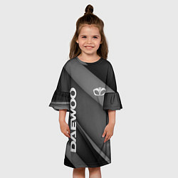Платье клеш для девочки DAEWOO, цвет: 3D-принт — фото 2