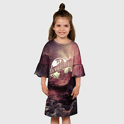 Платье клеш для девочки The World Is Yours, цвет: 3D-принт — фото 2