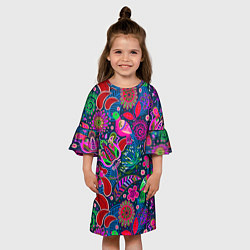 Платье клеш для девочки Pre$t, цвет: 3D-принт — фото 2