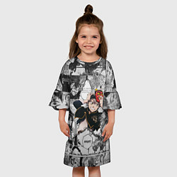 Платье клеш для девочки Аста, цвет: 3D-принт — фото 2