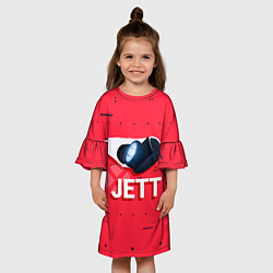 Платье клеш для девочки Jett, цвет: 3D-принт — фото 2