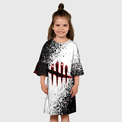 Платье клеш для девочки Dead by Daylight, цвет: 3D-принт — фото 2