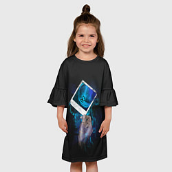 Платье клеш для девочки Life Is Strange, цвет: 3D-принт — фото 2