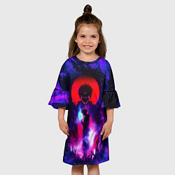 Платье клеш для девочки МАГИЧЕСКАЯ БИТВА SUKUNA, цвет: 3D-принт — фото 2