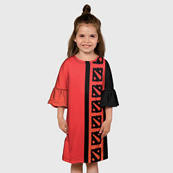 Платье клеш для девочки Dota 2, цвет: 3D-принт — фото 2