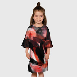 Платье клеш для девочки MAY, цвет: 3D-принт — фото 2