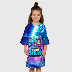 Платье клеш для девочки Сквик Squeak и Генерал Гавс, цвет: 3D-принт — фото 2