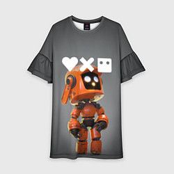 Платье клеш для девочки Love, Death and Robots K-VRC Z, цвет: 3D-принт