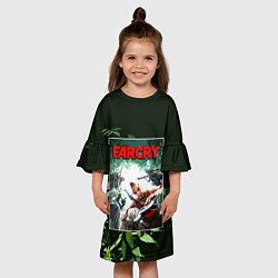 Платье клеш для девочки Farcry 3, цвет: 3D-принт — фото 2