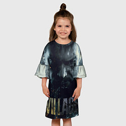 Платье клеш для девочки Итан Уинтерс, цвет: 3D-принт — фото 2