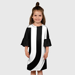 Платье клеш для девочки Juventus J 202122, цвет: 3D-принт — фото 2