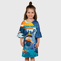 Платье клеш для девочки BTD6 Admiral Brickell, цвет: 3D-принт — фото 2