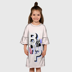 Платье клеш для девочки BP Style, цвет: 3D-принт — фото 2