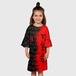 Платье клеш для девочки THE WITCHER 9, цвет: 3D-принт — фото 2