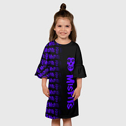 Платье клеш для девочки MISFITS 9, цвет: 3D-принт — фото 2