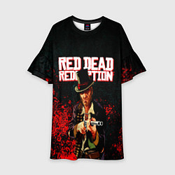 Платье клеш для девочки Red Dead Redemption Bandit, цвет: 3D-принт