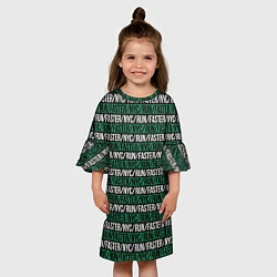 Платье клеш для девочки RUNFASTER, цвет: 3D-принт — фото 2