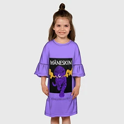 Платье клеш для девочки Maneskin, цвет: 3D-принт — фото 2