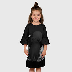 Платье клеш для девочки Соня, цвет: 3D-принт — фото 2