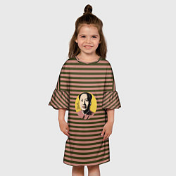 Платье клеш для девочки Мао Энди Уорхола, цвет: 3D-принт — фото 2
