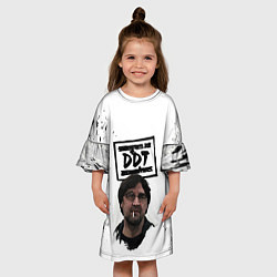 Платье клеш для девочки Юрий Шевчук ДДТ Z, цвет: 3D-принт — фото 2