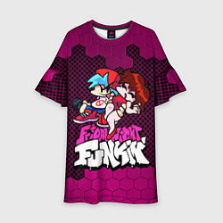 Платье клеш для девочки Boyfriend and Girlfriend, цвет: 3D-принт