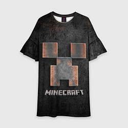 Детское платье MINECRAFT TEXTURE IRON