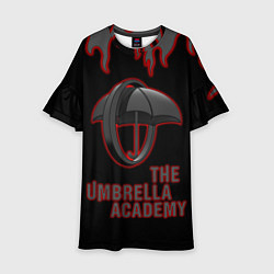 Платье клеш для девочки The Umbrella Academy Академи, цвет: 3D-принт