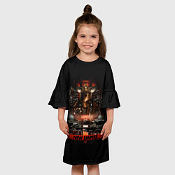 Платье клеш для девочки New Empire, Vol 2 - Hollywood Undead, цвет: 3D-принт — фото 2
