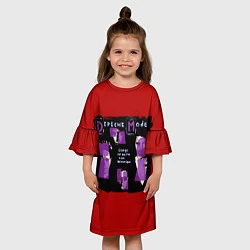 Платье клеш для девочки Songs of Faith and Devotion - Depeche Mode, цвет: 3D-принт — фото 2